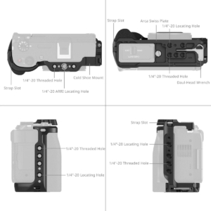Smallrig 5807 Khung Bao Ve Cho May Anh Canon Powershot V1 Black 03 Hlstudio