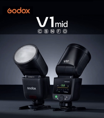 Đèn Flash Godox V1mid C/N/S/F/O TTL/ Touch Screen chính hãng, hình ảnh thực tế mua tại HL Studio Đèn Flash Máy Ảnh