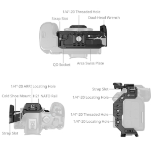 Khung Smallrig 5953 Hawklock Cho Canon Eos R6 03 Hlstudio