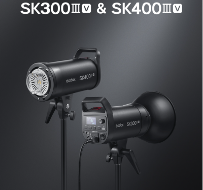 Đèn Flash studio Godox SK300III-V/ SK400III-V (New 2026) chính hãng, hình ảnh thực tế mua tại HL Studio Đèn Led Quay Phim