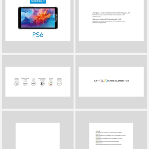 Man Hinh Cam Ung Feelworld Ps6 5 5 Inch 550nit Oled Quay Doc 4k Hdmi 11 Hlstudio