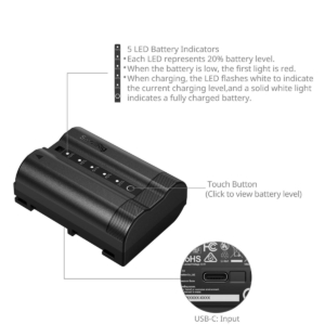 Pin Smallrig En El15c 5299 Cong Type C 2600mah Cho May Anh Nikon 2 Hlstudio