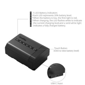 Pin Smallrig Np Fz100 5297 Cong Type C 2600mah Cho May Anh Sony 2 Hlstudio