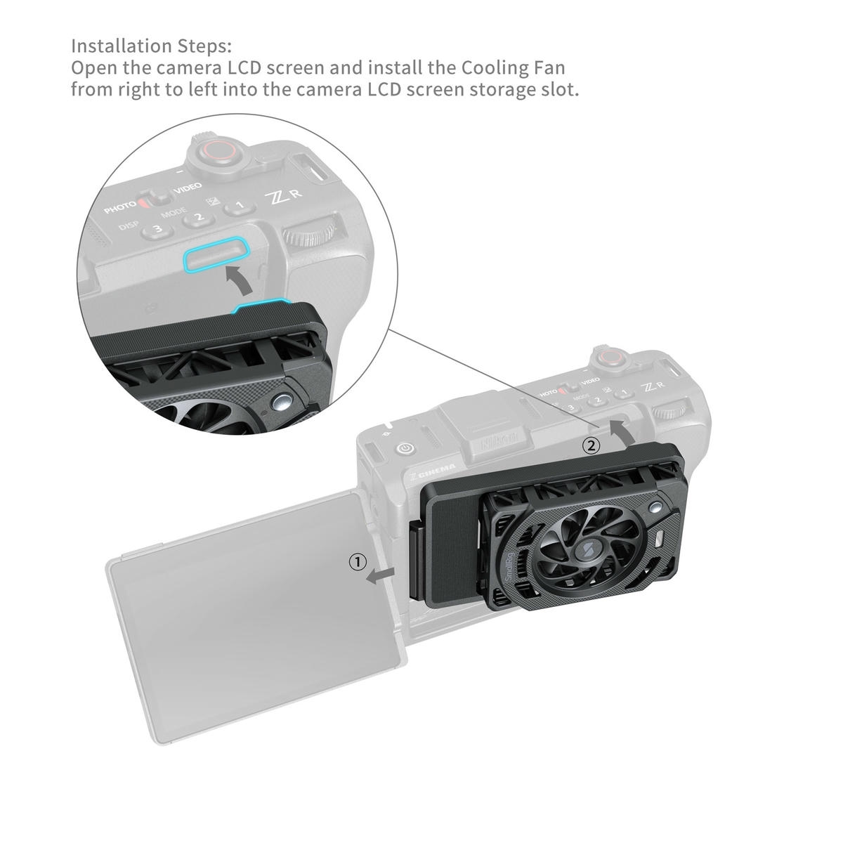 2026-06-19 TBQP Báo Giá Hà Nội - HCM - Quạt tản nhiệt SmallRig 5874 cho máy ảnh Nikon ZR 6 Quạt tản nhiệt SmallRig 5874 cho máy ảnh Nikon ZR chính hãng, hình ảnh thực tế mua tại HL Studio Quạt Tản Nhiệt Máy Ảnh 6