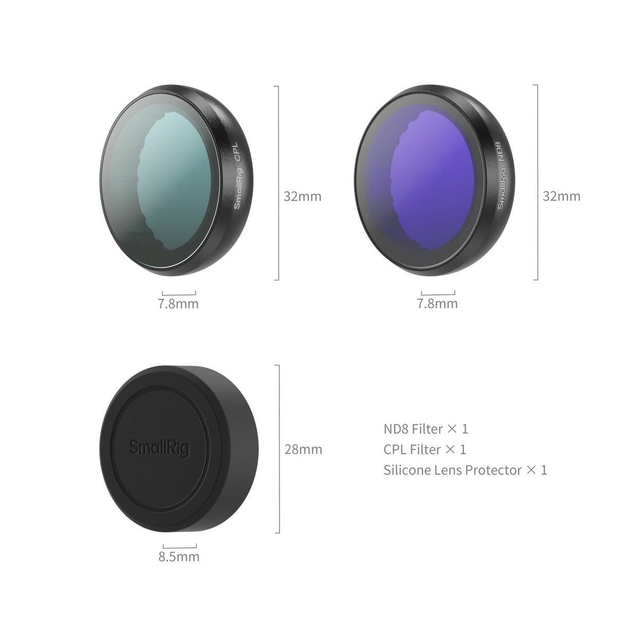 2026-06-19 TBQP Báo Giá Hà Nội - HCM - SmallRig 5862 – Bộ lọc dành cho Insta360 GO Ultra 3 SmallRig 5862 – Bộ lọc dành cho Insta360 GO Ultra chính hãng, hình ảnh thực tế mua tại HL Studio Bộ lọc ống kính ( Kính Lọc ) 3