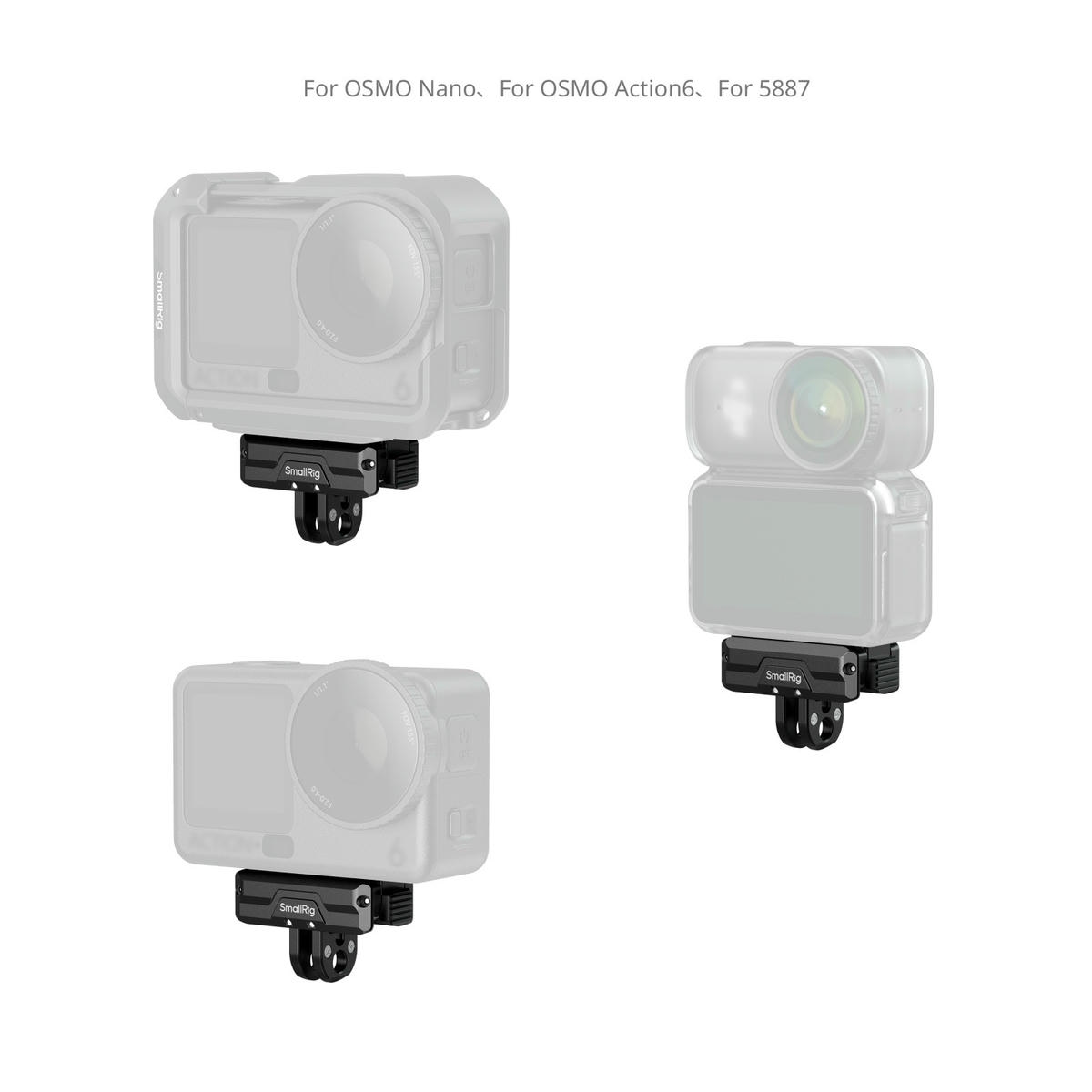 2026-06-19 TBQP Báo Giá Hà Nội - HCM - SmallRig 5890 – Bộ giá đỡ kép dành cho DJI Osmo Action 6 và khung bảo vệ cho DJI Osmo Nano 6 SmallRig 5890 – Bộ giá đỡ kép dành cho DJI Osmo Action 6 và khung bảo vệ cho DJI Osmo Nano chính hãng, hình ảnh thực tế mua tại HL Studio Phụ Kiện Studio 6