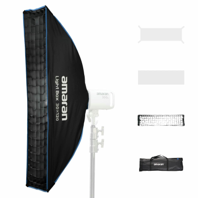 Softbox Amaran Lightbox 30120 – Thao tác nhanh kèm tổ ong chính hãng, hình ảnh thực tế mua tại HL Studio Softbox