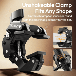 Ulanzi CO78 – Kẹp Super Clamp 3 chấu tay Arm siêu chắc C083/ C084 chính hãng, hình ảnh thực tế mua tại HL Studio Phụ Kiện Studio 6