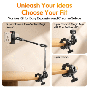 Ulanzi Co78 Kep Super Clamp 3 Chau Tay Arm Sieu Chac C083 C084 4 Hlstudio