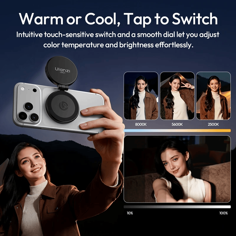 2026-06-19 TBQP Báo Giá Hà Nội - HCM - Ulanzi LM21 – Đèn led Fill light Selfie Magsafe L236/ L237 4 Ulanzi LM21 – Đèn led Fill light Selfie Magsafe L236/ L237 chính hãng, hình ảnh thực tế mua tại HL Studio Đèn Led Quay Phim 4