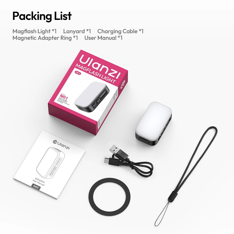 2026-06-19 TBQP Báo Giá Hà Nội - HCM - Ulanzi M02 – Đèn flash mini cầm tay có Magnetic cho điện thoại L217A 8 Ulanzi M02 – Đèn flash mini cầm tay có Magnetic cho điện thoại L217A chính hãng, hình ảnh thực tế mua tại HL Studio Đèn Led Quay Phim 8