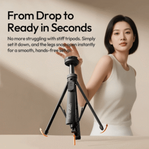 Ulanzi Mt85 Chan Tripod Selfie Magsafe Tu Dong Mo Tich Hop Remote T122 03 Hlstudio