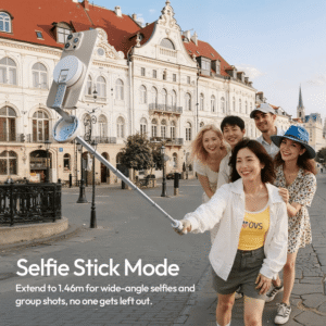 Ulanzi Mt85 Chan Tripod Selfie Magsafe Tu Dong Mo Tich Hop Remote T122 05 Hlstudio