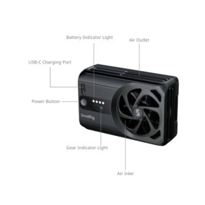 Smallrig 5329 Quat Tan Nhiet Cho May Anh Sony Canon Pin 1100mah Basic Fan 4 Hlstudio