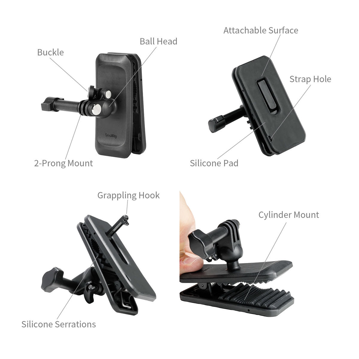 2026-08-15 TBQP Báo Giá Hà Nội - HCM - SmallRig 5722 – Kẹp đeo ba lô dành cho Action camera 6 SmallRig 5722 – Kẹp đeo ba lô dành cho Action camera chính hãng, hình ảnh thực tế mua tại HL Studio Phụ Kiện Studio 6