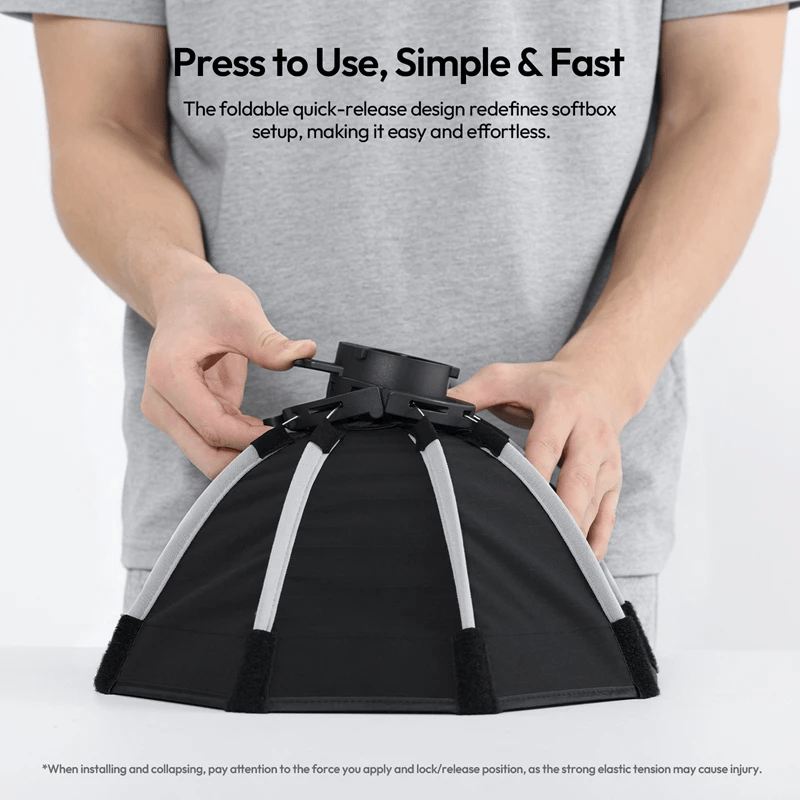 2026-06-19 TBQP Báo Giá Hà Nội - HCM - Ulanzi FOLD QS30 – Softbox thao tác nhanh ngàm Mini Bowens 30cm L304 3 Ulanzi FOLD QS30 – Softbox thao tác nhanh ngàm Mini Bowens 30cm L304 chính hãng, hình ảnh thực tế mua tại HL Studio Softbox 3