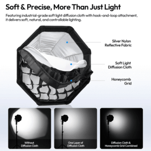 Ulanzi Fold Qs30 Softbox Thao Tac Nhanh Ngam Mini Bowens 30cm L304 6 Hlstudio