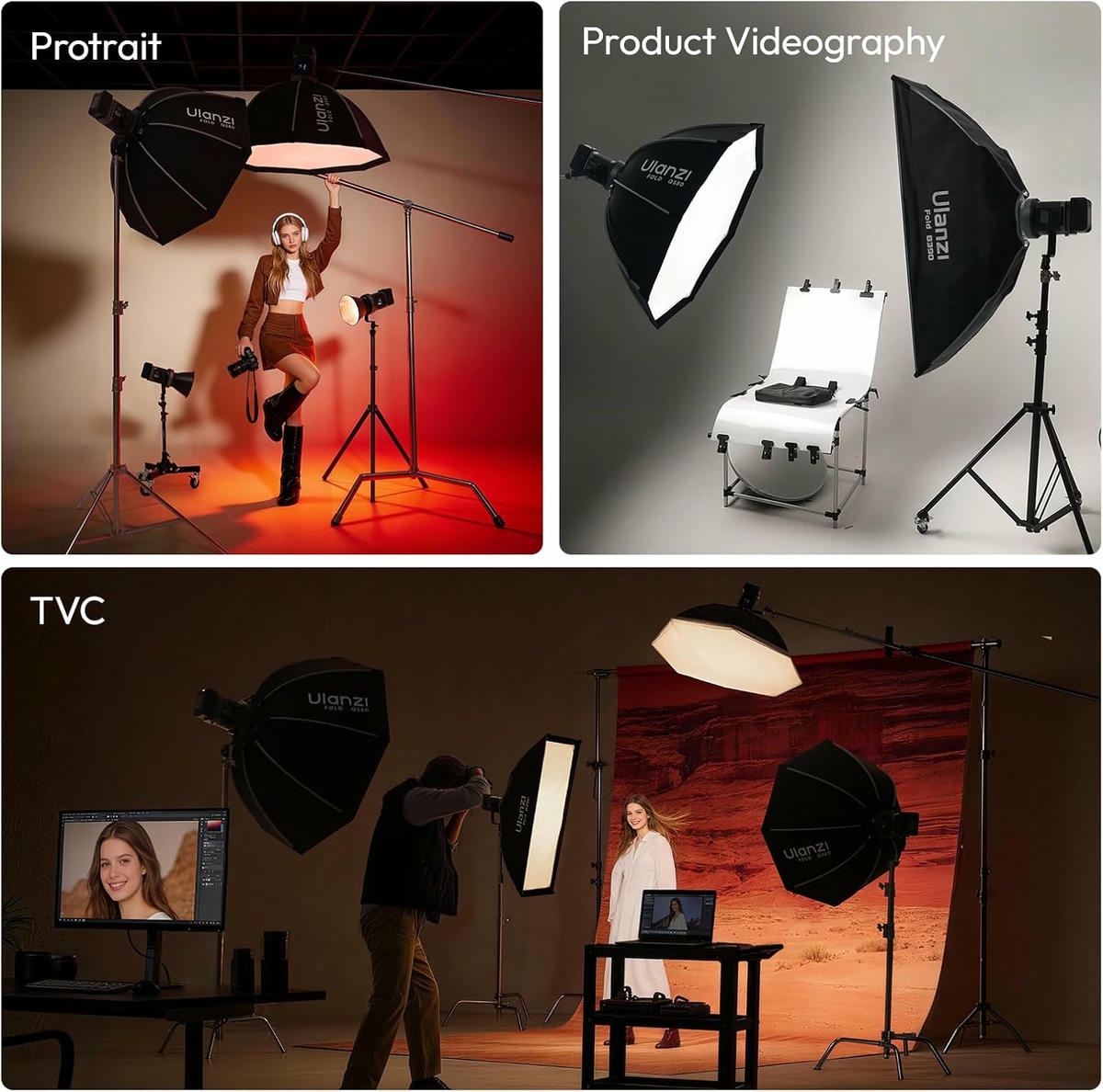 2026-06-19 TBQP Báo Giá Hà Nội - HCM - Ulanzi FOLD QS80 – Softbox thao tác nhanh ngàm Bowens 80cm L303 8 Ulanzi FOLD QS80 – Softbox thao tác nhanh ngàm Bowens 80cm L303 chính hãng, hình ảnh thực tế mua tại HL Studio Softbox 8