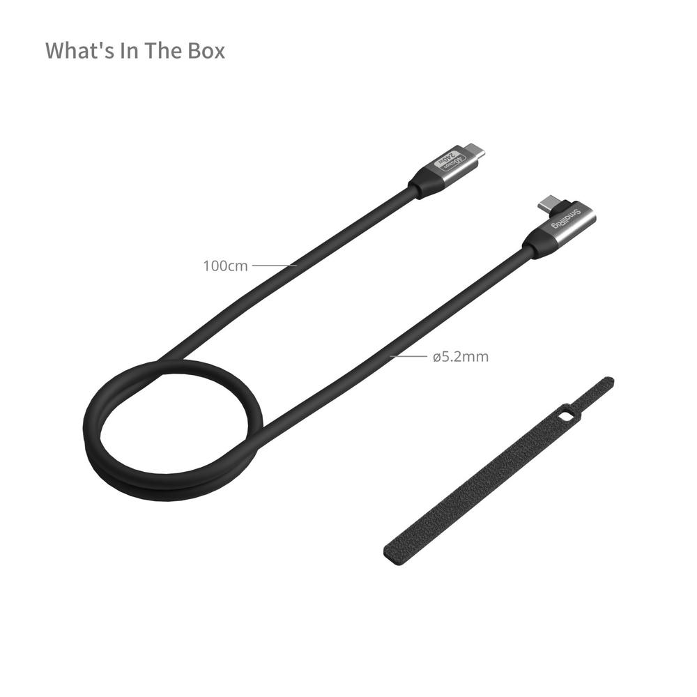 2026-06-19 TBQP Báo Giá Hà Nội - HCM - Cáp dữ liệu xoắn SmallRig 5730 USB-C (Thẳng sang góc cạnh) 4 Cáp dữ liệu xoắn SmallRig 5730 USB-C (Thẳng sang góc cạnh) chính hãng, hình ảnh thực tế mua tại HL Studio Dây cáp kết nối 4