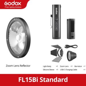 Den Led Godox Fl15bi Bi Color 15w 8 Hlstudio
