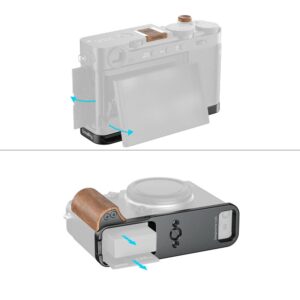 Khung Smallrig 5985 L Shaped Co Tay Cam Bang Go Danh Cho May Anh Fujifilm X E5 4 Hlstudio