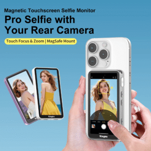 Màn hình Kingma PH02 Ultra Magsafe Vlog Selfie Monitor Touch Screen 4inch chính hãng, hình ảnh thực tế mua tại HL Studio Màn hình - Monitor ( Hỗ Trợ Quay Chụp Studio ) 2