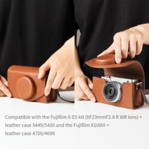 Smallrig 5986 Tui Dung Bang Da Cho May Anh Fujifilm X E5 X100vi Mau Nau 5 Hlstudio