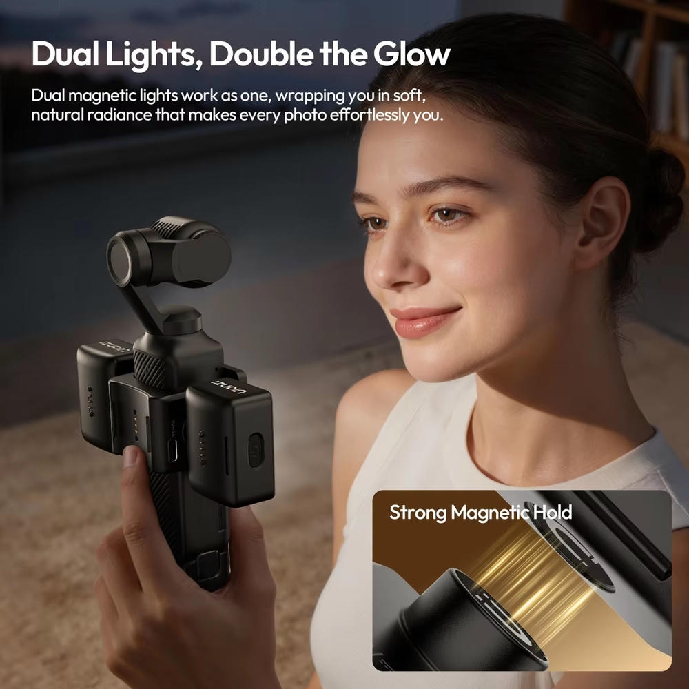 2026-06-19 TBQP Báo Giá Hà Nội - HCM - Ulanzi LM06 – Đèn led kép từ tính cho DJI Pocket 3/4 L311 3 Ulanzi LM06 – Đèn led kép từ tính cho DJI Pocket 3/4 L311 chính hãng, hình ảnh thực tế mua tại HL Studio Đèn Led Quay Phim 3