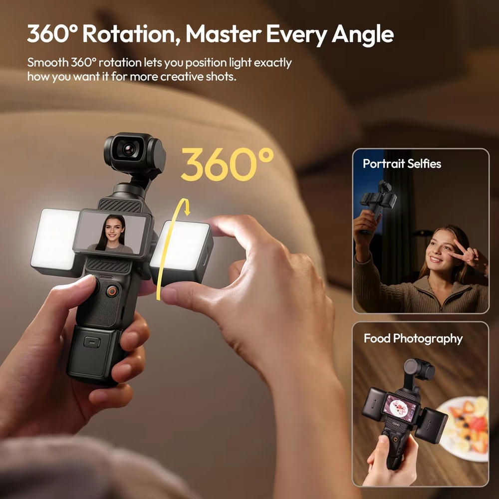 2026-06-19 TBQP Báo Giá Hà Nội - HCM - Ulanzi LM06 – Đèn led kép từ tính cho DJI Pocket 3/4 L311 4 Ulanzi LM06 – Đèn led kép từ tính cho DJI Pocket 3/4 L311 chính hãng, hình ảnh thực tế mua tại HL Studio Đèn Led Quay Phim 4