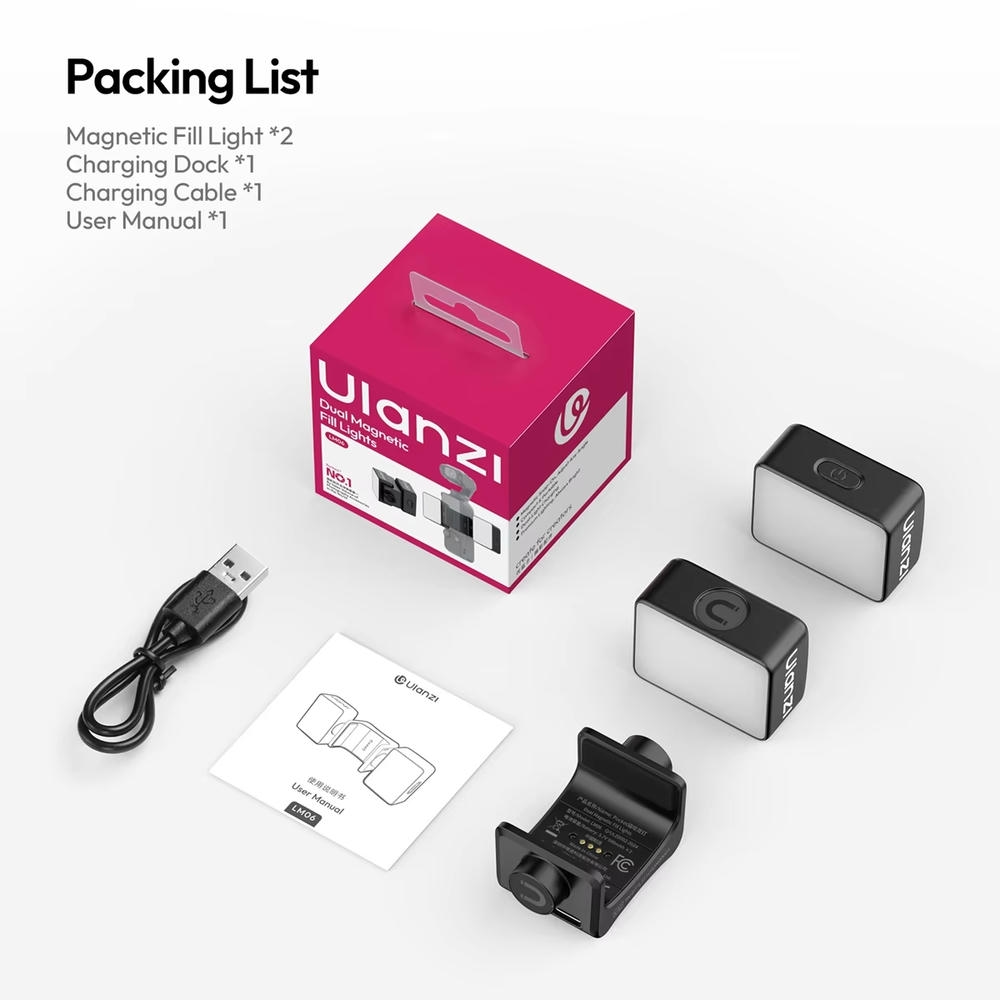 2026-06-19 TBQP Báo Giá Hà Nội - HCM - Ulanzi LM06 – Đèn led kép từ tính cho DJI Pocket 3/4 L311 8 Ulanzi LM06 – Đèn led kép từ tính cho DJI Pocket 3/4 L311 chính hãng, hình ảnh thực tế mua tại HL Studio Đèn Led Quay Phim 8