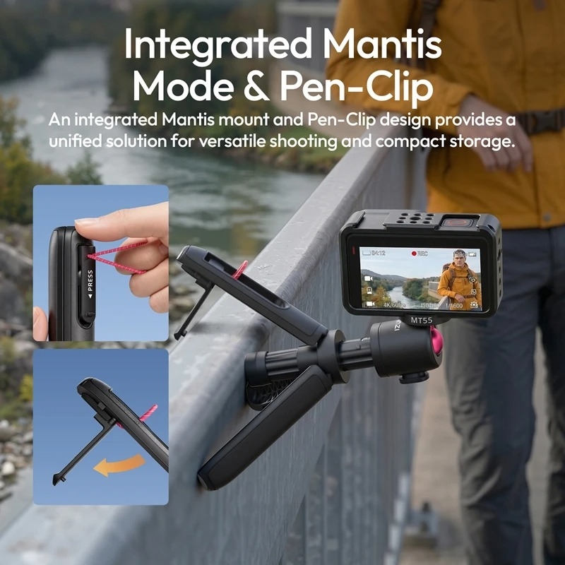 2026-06-19 TBQP Báo Giá Hà Nội - HCM - Ulanzi MT55 SnapGo – Tripod selfie mini vít 1/4″ xoay 360° T165 3 Ulanzi MT55 SnapGo – Tripod selfie mini vít 1/4″ xoay 360° T165 chính hãng, hình ảnh thực tế mua tại HL Studio Tripod Ulanzi 3