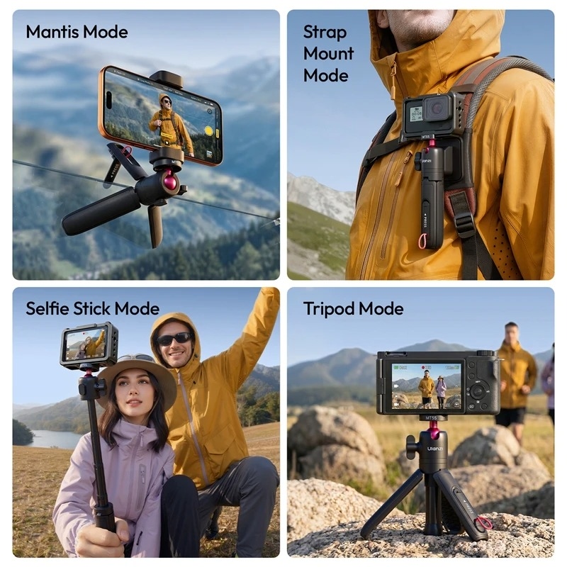 2026-06-19 TBQP Báo Giá Hà Nội - HCM - Ulanzi MT55 SnapGo – Tripod selfie mini vít 1/4″ xoay 360° T165 7 Ulanzi MT55 SnapGo – Tripod selfie mini vít 1/4″ xoay 360° T165 chính hãng, hình ảnh thực tế mua tại HL Studio Tripod Ulanzi 7