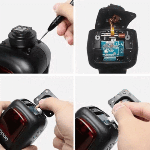 Chân đế – Hotshoe cho đèn Flash Godox V100 chính hãng, hình ảnh thực tế mua tại HL Studio Phụ Kiện Studio 2