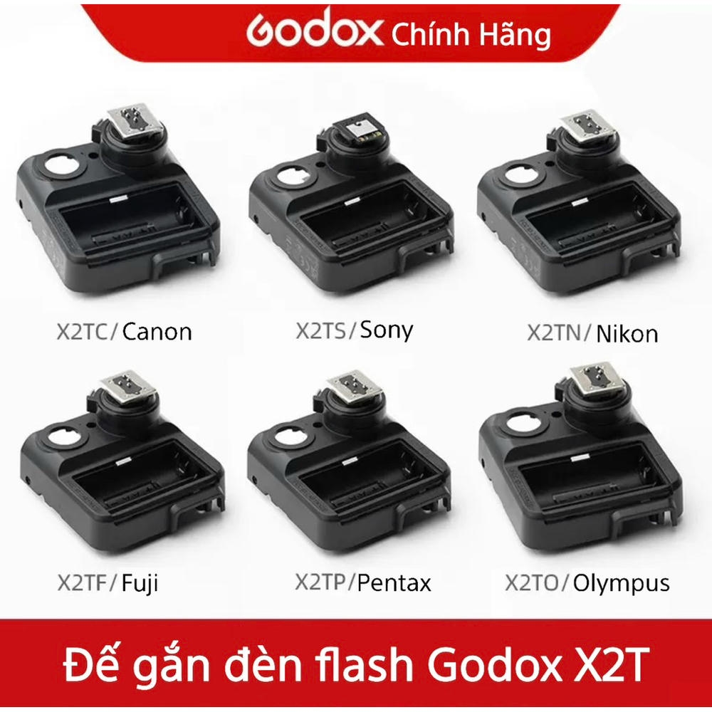 2026-06-19 TBQP Báo Giá Hà Nội - HCM - Chân đế – Hotshoe cho trigger Godox X2T 2 Chân đế – Hotshoe cho trigger Godox X2T chính hãng, hình ảnh thực tế mua tại HL Studio Phụ Kiện Studio 2