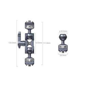 Khop Noi Smallrig 3873 Magic Arm Dual Ball Heads 1 4 20 Screws 2 Hlstudio