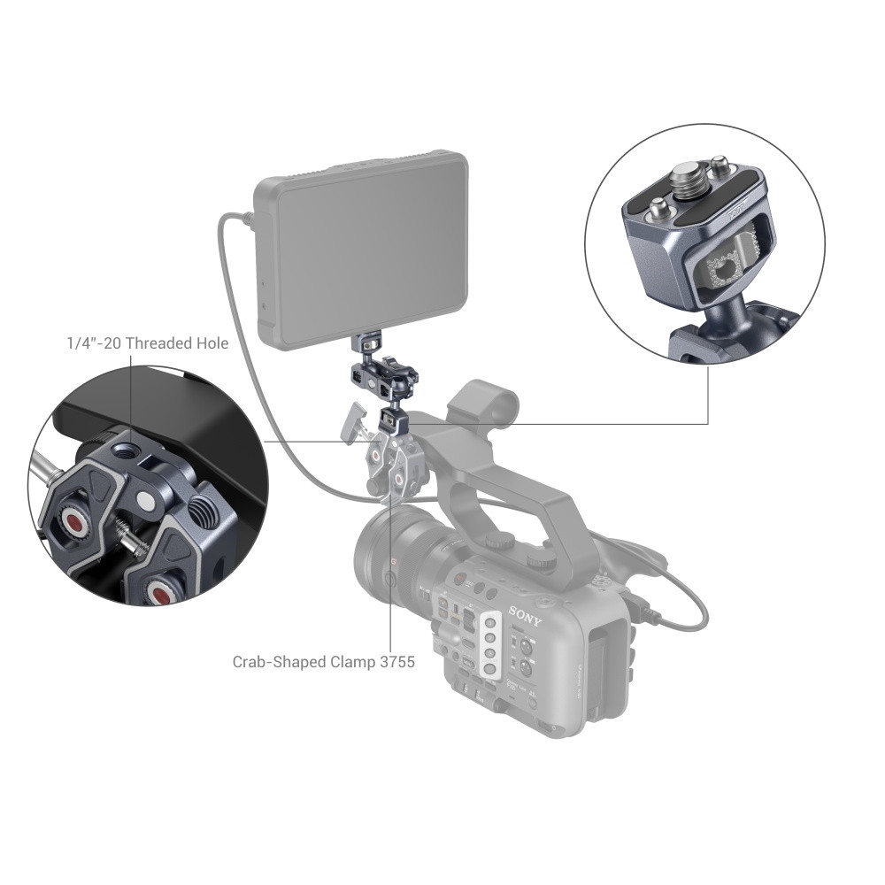 2026-08-15 TBQP Báo Giá Hà Nội - HCM - Khớp nối SmallRig 3873 Magic Arm Dual Ball Heads (1/4”-20 Screws) 6 Khớp nối SmallRig 3873 Magic Arm Dual Ball Heads (1/4”-20 Screws) chính hãng, hình ảnh thực tế mua tại HL Studio Phụ Kiện Studio 6