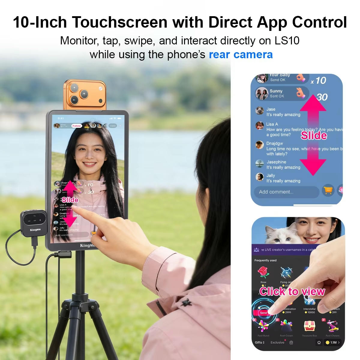 2026-08-15 TBQP Báo Giá Hà Nội - HCM - Màn hình Kingma LS10 Vlog Selfie Monitor Screen 10inch cảm ứng 13 Màn hình Kingma LS10 Vlog Selfie Monitor Screen 10inch cảm ứng chính hãng, hình ảnh thực tế mua tại HL Studio Màn hình - Monitor ( Hỗ Trợ Quay Chụp Studio ) 13