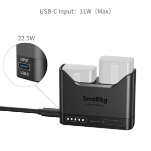 Smallrig 5493 Bo Sac Pin Doi Cho Np Fw50 3 Hlstudio