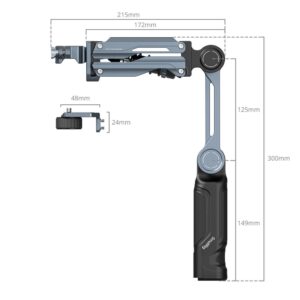 Smallrig 5508 Tay Cam Chong Dung Cho Dji Osmo Pocket 4 Pocket 3 Gopro Hero13 Insta360 X5 4 Hlstudio