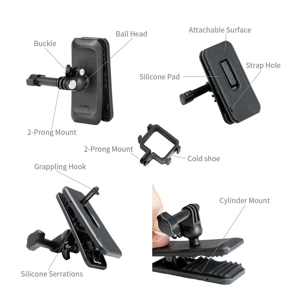 2026-06-19 TBQP Báo Giá Hà Nội - HCM - SmallRig 6052 – Kẹp đeo ba lô cho DJI Osmo Pocket 4/ 3 4 SmallRig 6052 – Kẹp đeo ba lô cho DJI Osmo Pocket 4/ 3 chính hãng, hình ảnh thực tế mua tại HL Studio Móc treo & Kẹp - Giá đỡ điện thoại 4
