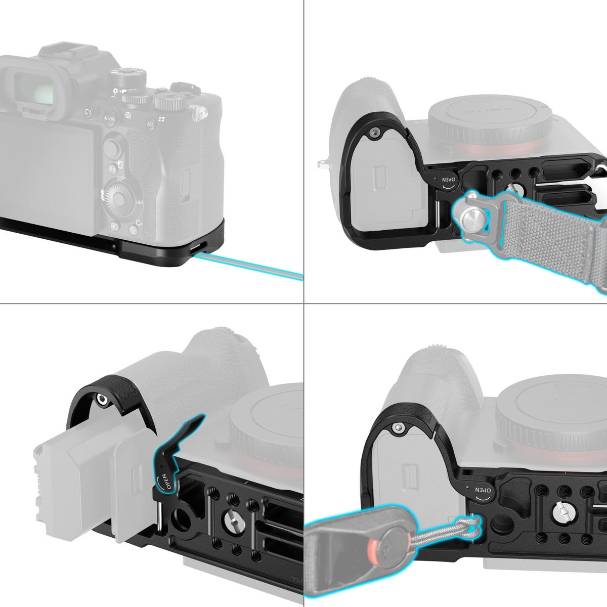 2026-08-15 TBQP Báo Giá Hà Nội - HCM - SmallRig 6705 – Tấm đế gắn đáy dành cho Sony Alpha 7R VI 8 SmallRig 6705 – Tấm đế gắn đáy dành cho Sony Alpha 7R VI chính hãng, hình ảnh thực tế mua tại HL Studio Phụ Kiện Studio 8
