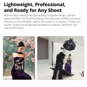 Softbox Godox Eazyflow Beauty Dish 65w 85w Thao Lap Nhanh 6 Hlstudio