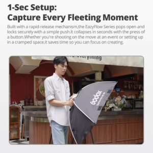 Softbox Godox Eazyflow Octa 60cm 90cm 120cm 150cm Thao Lap Nhanh 3 Hlstudio