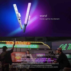 Đèn led cầm tay Nanlite Wand 30W RGBW chính hãng, hình ảnh thực tế mua tại HL Studio Đèn Led Quay Phim 2