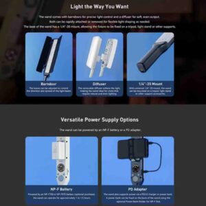 2026-10-04 TBQP Báo Giá Hà Nội - HCM - Đèn led cầm tay Nanlite Wand 30W RGBW 15 Đèn led cầm tay Nanlite Wand 30W RGBW chính hãng, hình ảnh thực tế mua tại HL Studio Đèn Led Quay Phim 15