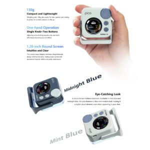 Đèn led mini Nanlite Pico 4W RGBW, 2700-7500K, 14 hiệu ứng chính hãng, hình ảnh thực tế mua tại HL Studio Đèn Led Quay Phim 2