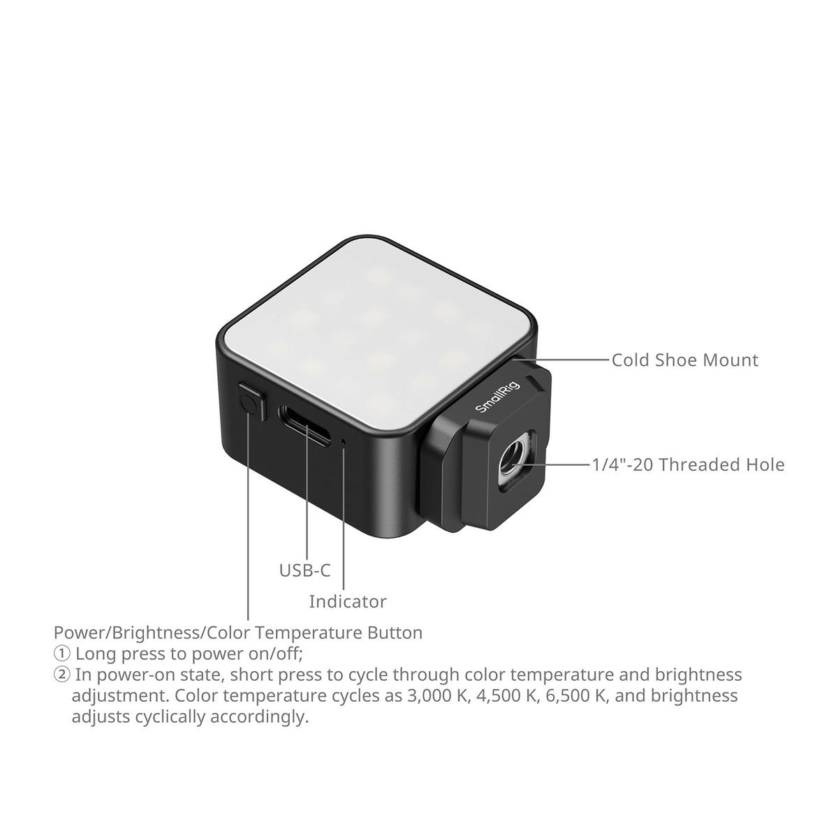 2026-10-04 TBQP Báo Giá Hà Nội - HCM - SmallRig 5446C – Đèn led chiếu sáng cho Action camera với Cold Shoe 3 SmallRig 5446C – Đèn led chiếu sáng cho Action camera với Cold Shoe chính hãng, hình ảnh thực tế mua tại HL Studio Đèn Led Quay Phim 3