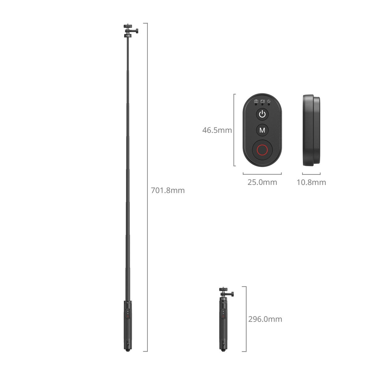 2026-10-04 TBQP Báo Giá Hà Nội - HCM - SmallRig 5464B – Chân tripod selfie cho Action camera và điện thoại 3 SmallRig 5464B – Chân tripod selfie cho Action camera và điện thoại chính hãng, hình ảnh thực tế mua tại HL Studio Tripod SmallRig 3