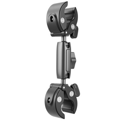 Telesin GP-HBM-001-D – Giá đỡ kẹp ống đôi cho xe đạp/ xe máy xoay 360 chính hãng, hình ảnh thực tế mua tại HL Studio Móc treo & Kẹp - Giá đỡ điện thoại