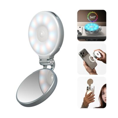 Telesin P5-BGD-18WH/ 18BK – Đèn led Fill light Selfie Magsafe Full-Color chính hãng, hình ảnh thực tế mua tại HL Studio Đèn Led Quay Phim